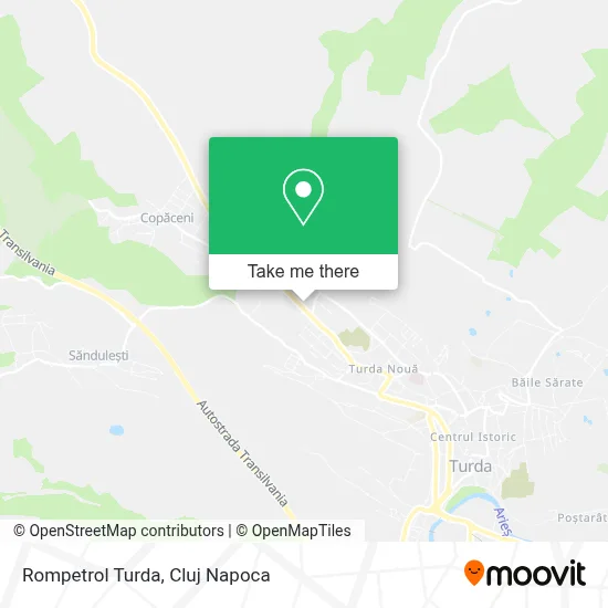 Rompetrol Turda map