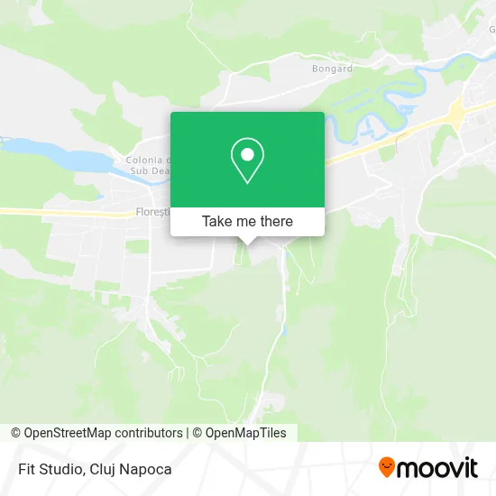 Fit Studio map