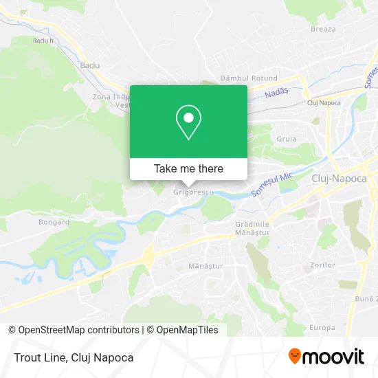 Trout Line map