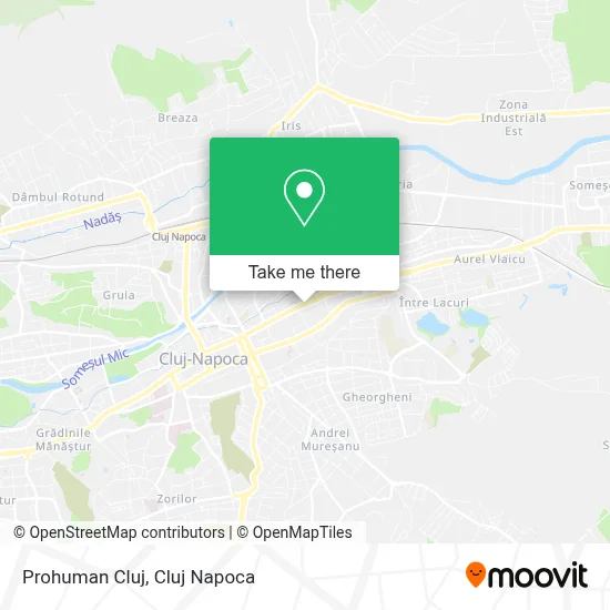 Prohuman Cluj map