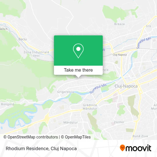 Rhodium Residence map