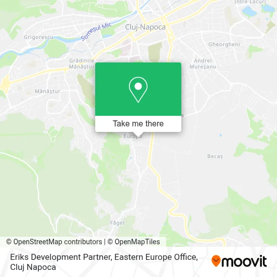 Eriks Development Partner, Eastern Europe Office map