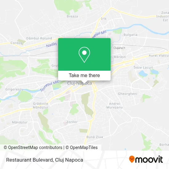 Restaurant Bulevard map
