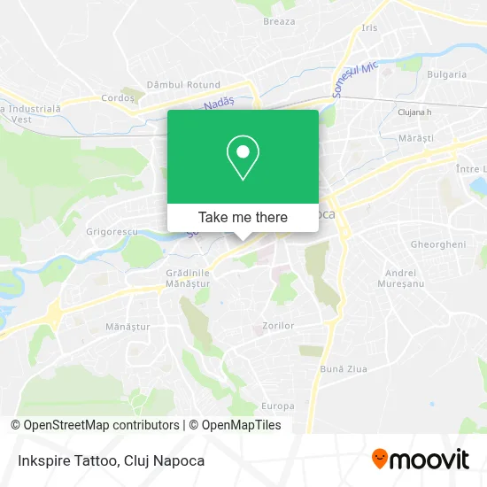 Inkspire Tattoo map