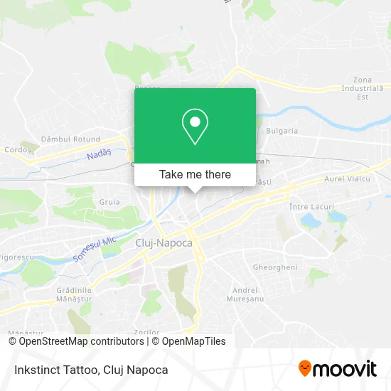 Inkstinct Tattoo map