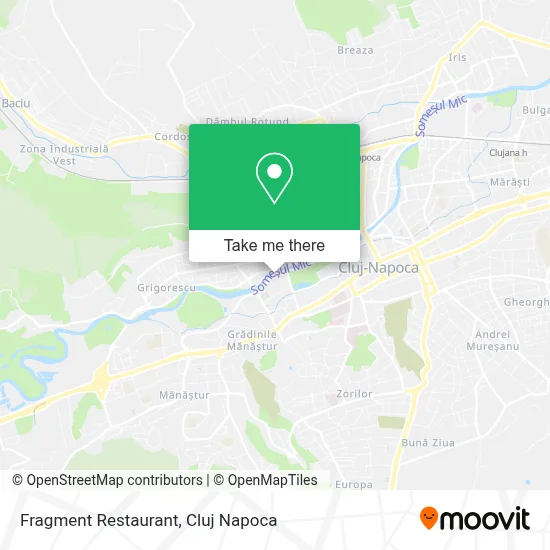 Fragment Restaurant map