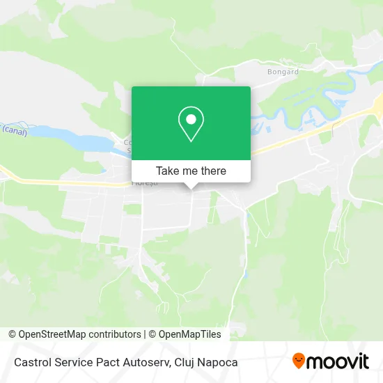 Castrol Service Pact Autoserv map