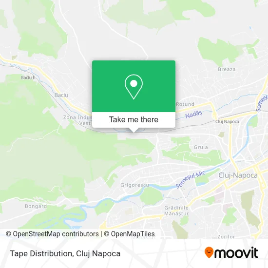 Tape Distribution map