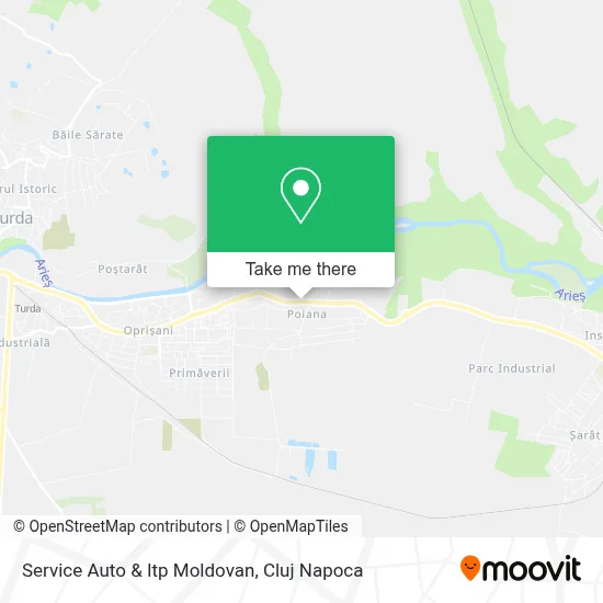 Service Auto & Itp Moldovan map