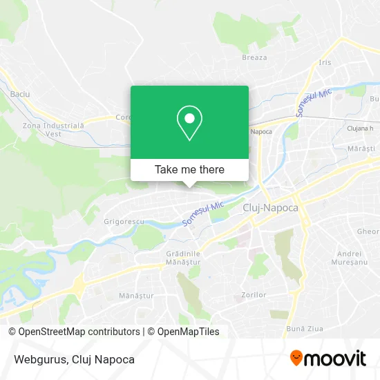 Webgurus map