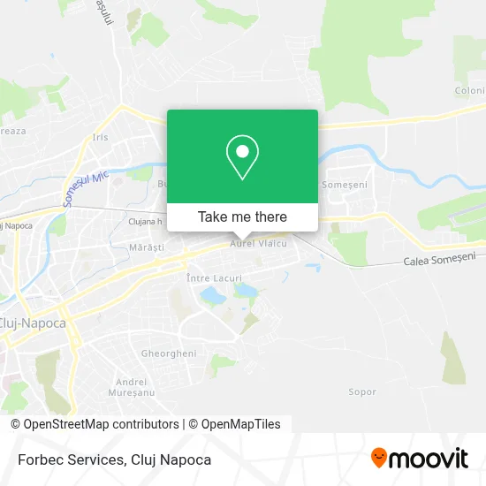 Forbec Services map