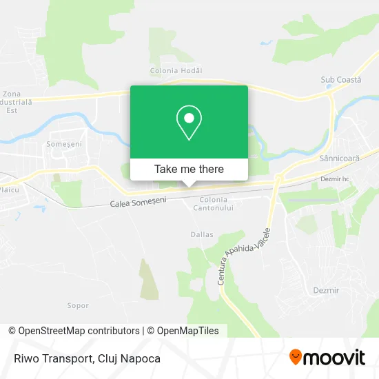 Riwo Transport map