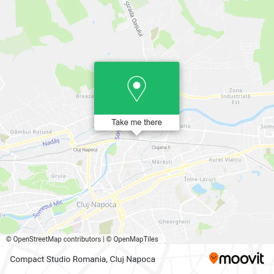 Compact Studio Romania map