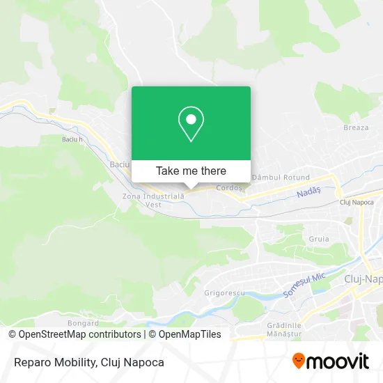 Reparo Mobility map