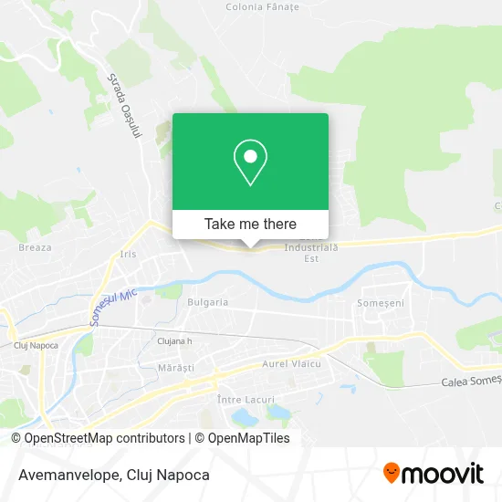 Avemanvelope map