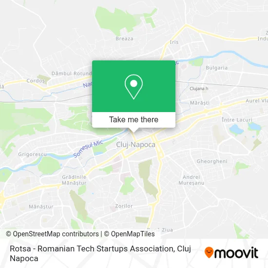 Rotsa - Romanian Tech Startups Association map