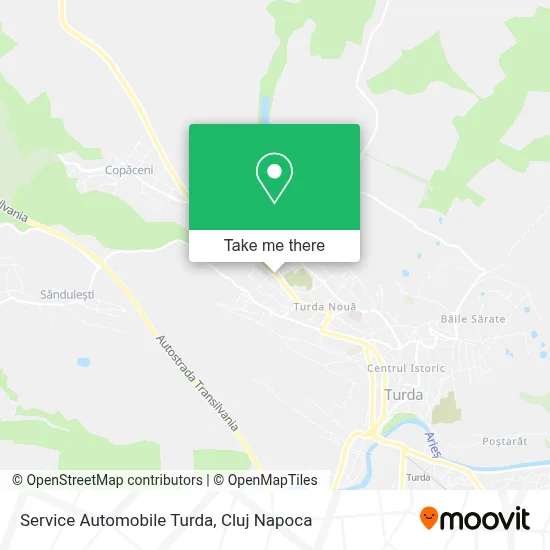 Service Automobile Turda map