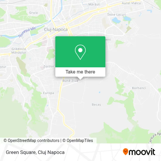 Green Square map