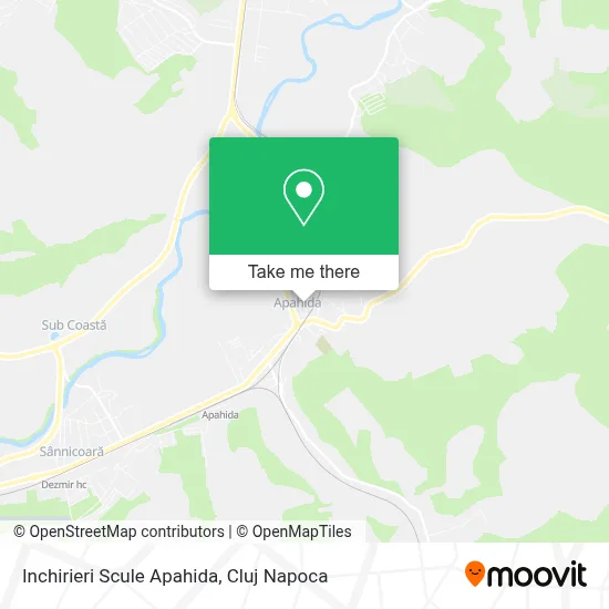 Inchirieri Scule Apahida map