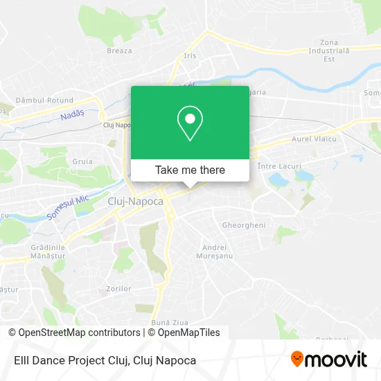 Elll Dance Project Cluj map