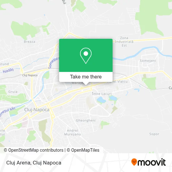 Cluj Arena map