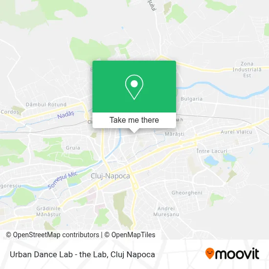 Urban Dance Lab - the Lab map