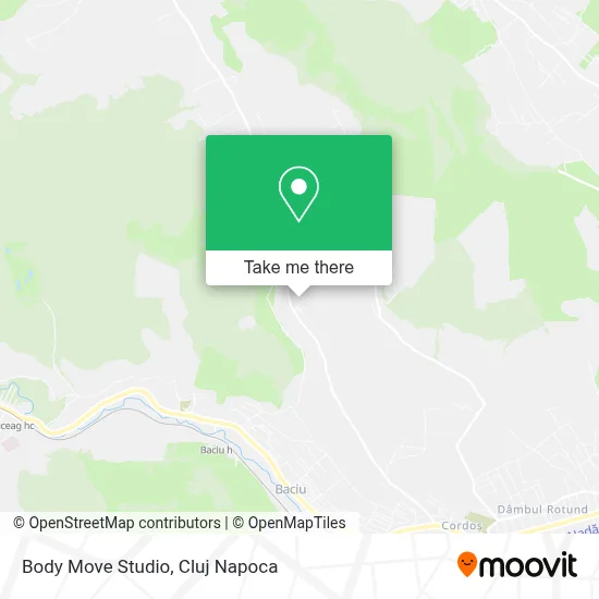 Body Move Studio map