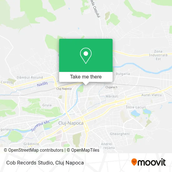 Cob Records Studio map