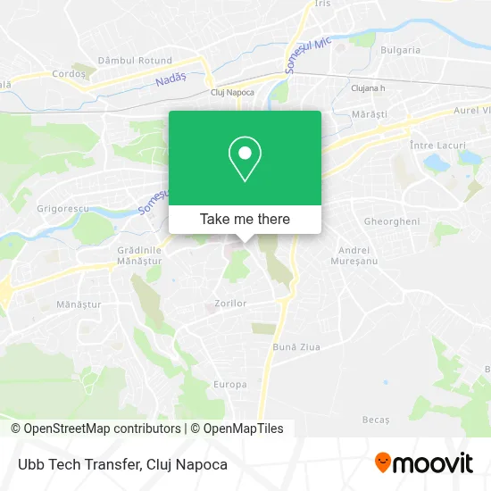 Ubb Tech Transfer map