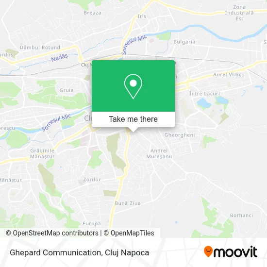 Ghepard Communication map