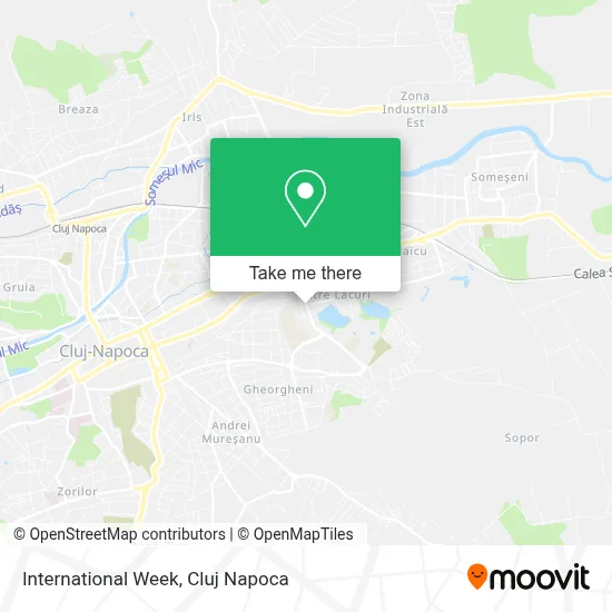 International Week map