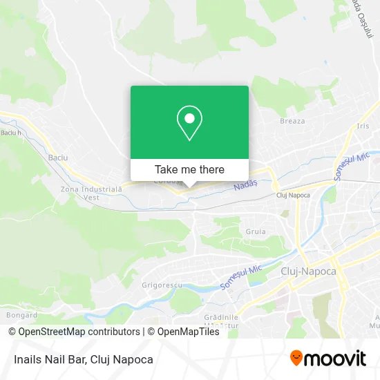 Inails Nail Bar map