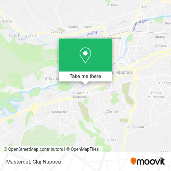 Mastercut map