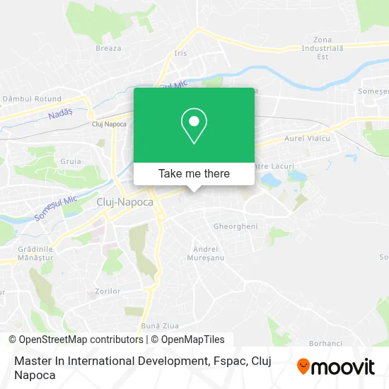 Master In International Development, Fspac map