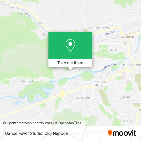 Dance Fever Studio map