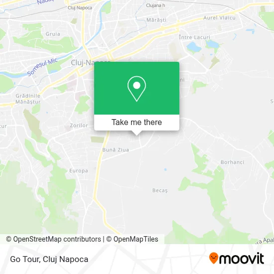 Go Tour map