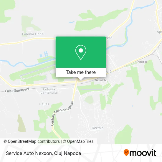 Service Auto Nexxon map