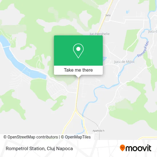 Rompetrol Station map