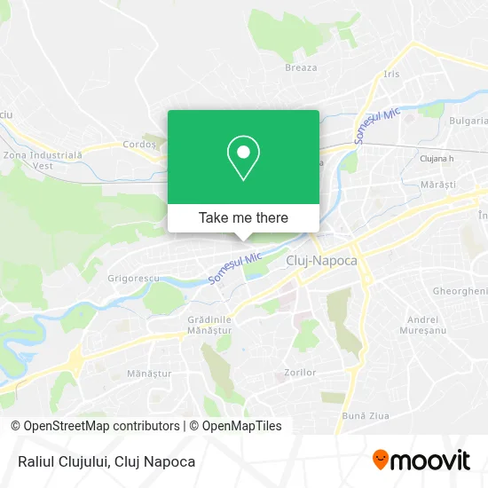 Raliul Clujului map