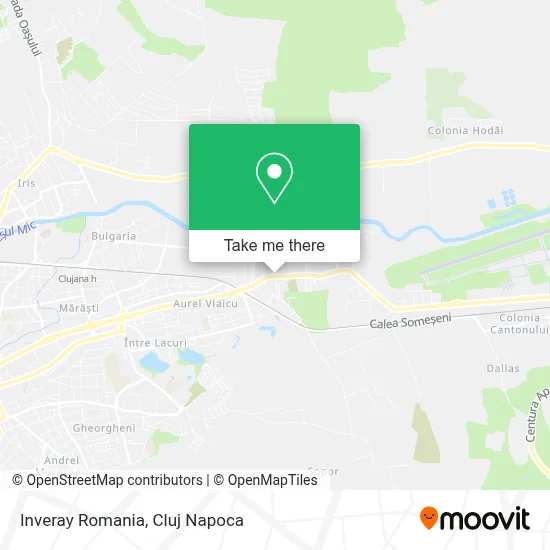 Inveray Romania map