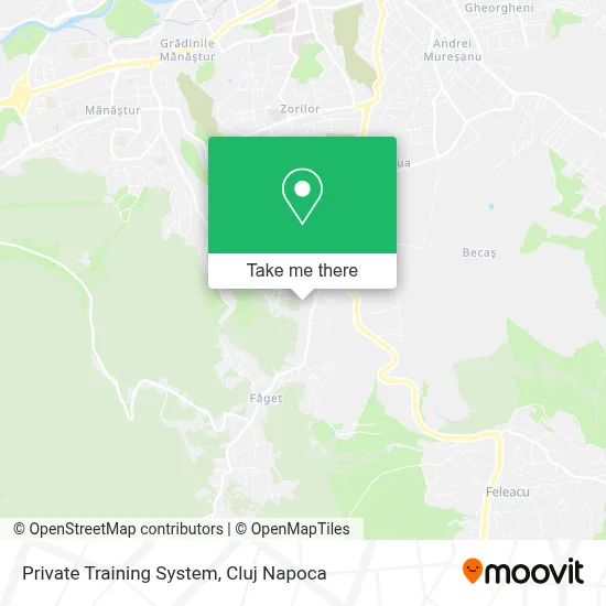 Private Training System map