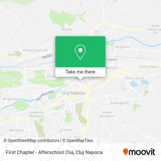 First Chapter - Afterschool Cluj map