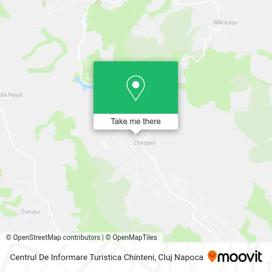 Centrul De Informare Turistica Chinteni map