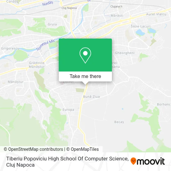 Tiberiu Popoviciu High School Of Computer Science map