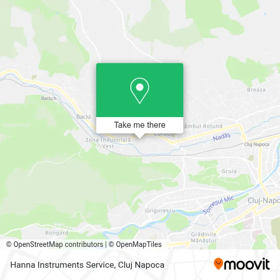 Hanna Instruments Service map