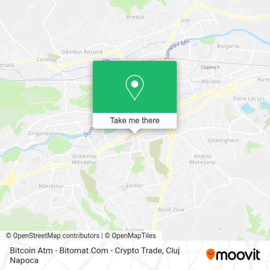 Bitcoin Atm - Bitomat.Com - Crypto Trade map