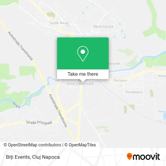 Biți Events map