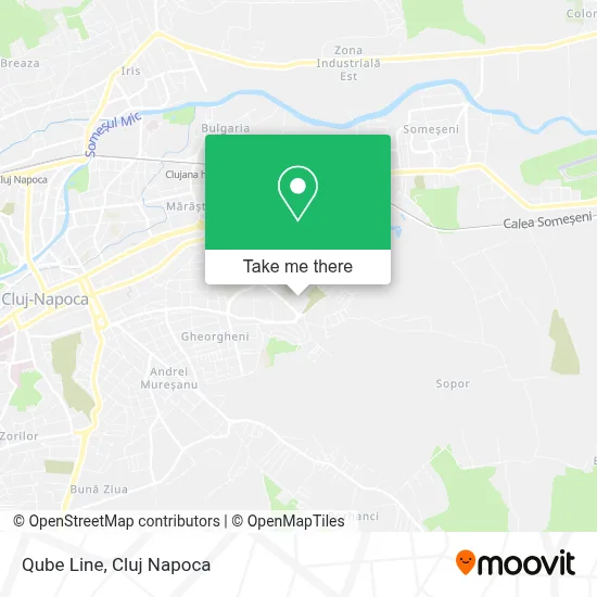 Qube Line map