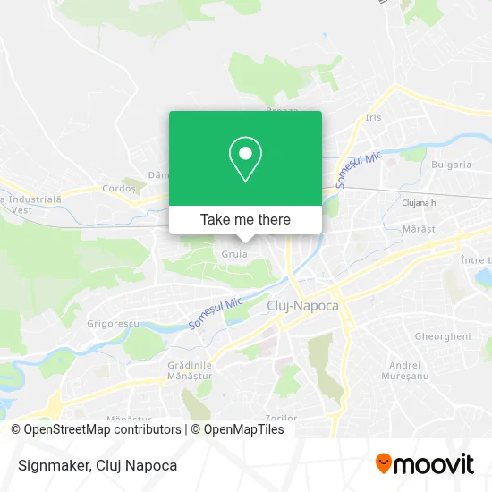 Signmaker map