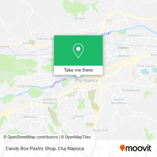 Candy Box Pastry Shop map